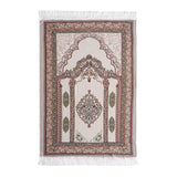 Maxbell Muslim Mat Floor Carpet Blanket Ethnic Style Prayer Mat for Temple Women Men Style A