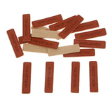 Maxbell 20pcs Handmade PU Leather Label Sew On Labels Engraved Tag Clothes Accessory - Aladdin Shoppers
