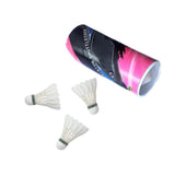 Maxbell 2x3x Badminton Shuttlecocks White for Recreational Game Play Sports Activities