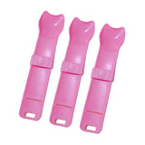 Maxbell 3Pcs Cat Strip Squeeze Spoon Holder Pet Supplies Cute for Puree Snack Pink