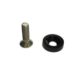 Maxbell Maxbell 1 Set Aluminum Alloy M6 x 20mm Fender Washer Bolt Engine Screw Black