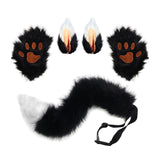 Maxbell Cosplay Role Playing Props Christmas Fancy Accessories Cosplay Set for Women Black White