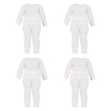 Maxbell 4x 1:12 Dolls Clothes Set Scene Photo Prop Base Layer Shirt for Gsc BJD Doll long sleeved suit