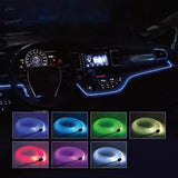 Electroluminescent Wire, 5m Luminous Light Strip, Flexible Car Interior Ambient Lighting, DIY Decoration RGB 300cm