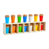 Maxbell Color Matching Game Kit Bottle Guessing Game for School Living Room Children