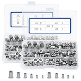Maxbell 380x Metric Nut Assortment Hardware Rivet Nuts for Professional Machinery