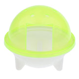 Maxbell Maxbell UFO Hamster Gerbille Pet Bathroom Cage Bath Sand Shovel Toy Toilet Yellow