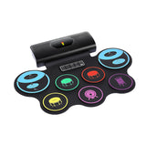 Maxbell Hand Roll Drum Set Electronic Percussion Instrument Gifts Silicone Drum Kits