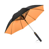 Maxbell Umbrella with Fan Compact Sun Umbrella for Camping Outdoor Activities Travel yellow