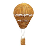 Maxbell Rattan Hot Air Balloon Weaving Decoration Photo Prop for Wedding Playroom
