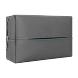 Car Tissue Box with Hanging Fixing Strap Car Sun Visor Tissue Holder Gray
