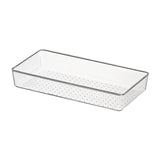 Maxbell Drawer Organizer Clear for Bedroom Dresser Kitchen Gadgets Utensils Bathroom 30.5cmx15cm