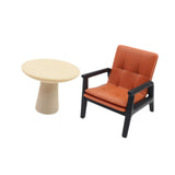 Maxbell 2x 1/12 Dollhouse End Table Armchair Model Ornaments DIY Miniature Furniture