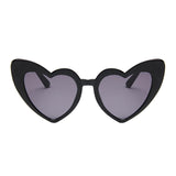Maxbell Fashion Women Sunglasses Heart-Shape Eyewear Cat Eye Hippy Boho Lady black