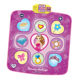 Maxbell Dance Mat Two Player Early Childhood Education with Lights for Kids Play Mat Style B