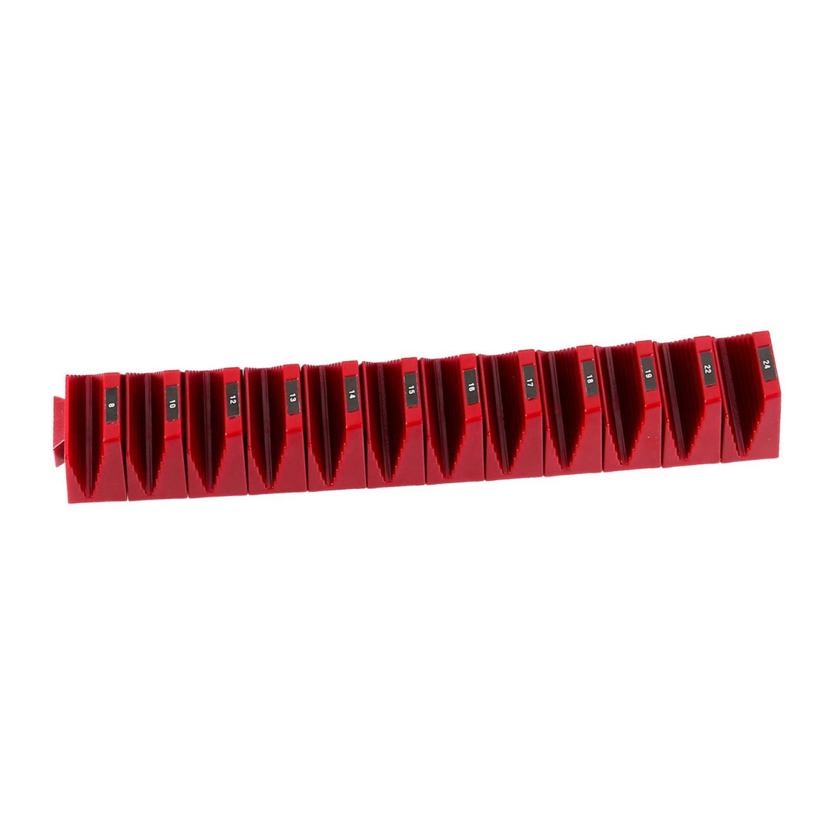 Maxbell Wrench Organizer Practical Wrench Storage Rack for Workshop Repair Shop Home Red