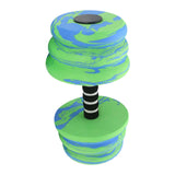 Maxbell Aquatic Dumbbell Bar Pool Fitness Professional Water Aerobic for Female Male Blue Green