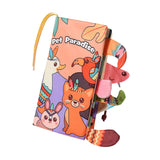 Maxbell Baby Cloth Book Toy Sensory Baby Toys Book for Infant Boys Girls 0-12 Months Pet
