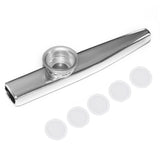Maxbell Aluminium Alloy Kazoo with Diaphragm Golden+Aluminium Alloy Kazoo with Diaphragm Silver+Aluminium Alloy Kazoo with Diaphragm Blue