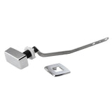 Maxbell Toilet Flush Handle Sturdy with Plastic Nut Easy Installation Replace Silver Length 5 cm