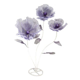 Maxbell Giant Artificial Flower Backdrop Wedding Decoration for Home Outdoor Mariage Gradient Purple