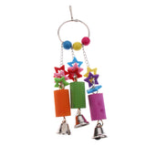 Maxbell Maxbell Hanging Chew Toy Parrot Chewing Toy with a Bell Teeth Care Treat and Chew ##13