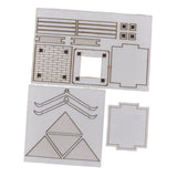 Maxbell DIY Building Model Assembly Kit 1/50 Handmade Fun Gift Micro Landscape Decor Pavilion
