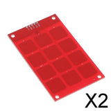 Maxbell 2xMPR121 Capacitive Touch Shield Module Sensitive 3*4 Key Keyboard for