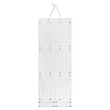 Hair Accessory Organizer Ribbons Hair Clips Hanger for Collection Organizing White 104cmx38cm