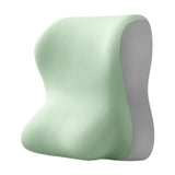 Maxbell Lumbar Back Support Cushion Face Down Pillow for Beds Household Office Chair Green