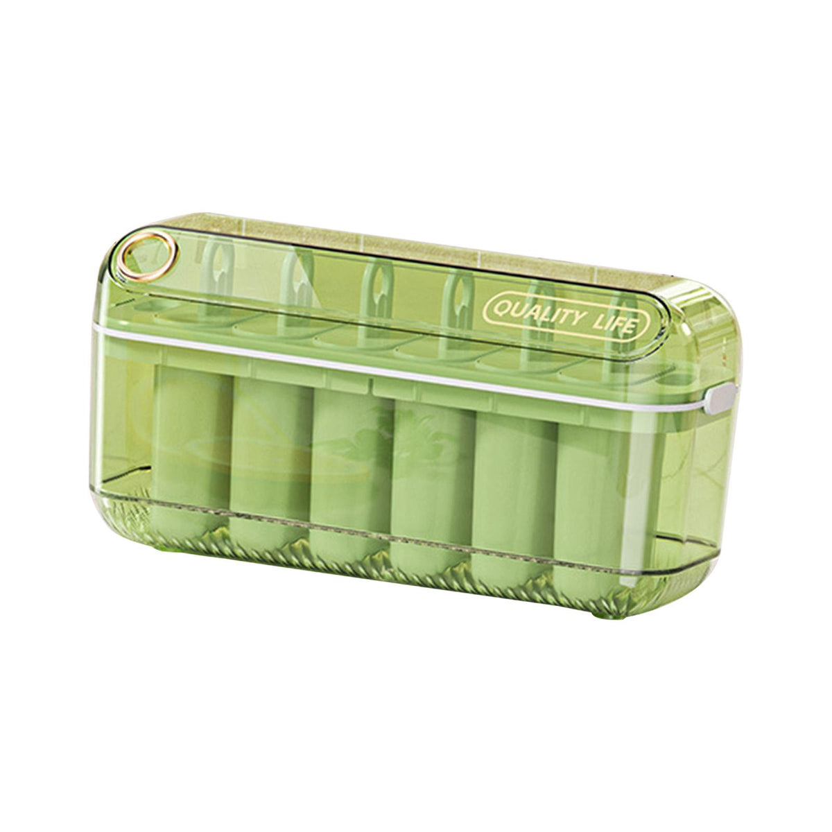 Maxbell Maxbell Ice Lolly Maker 6 Grids DIY Ice Cream Maker for Restaurant Cake Shop Kitchen green