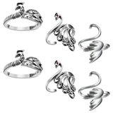 Maxbell 6x Crochet Rings Gifts Yarn Guide Finger Holder for Adult Women Thanksgiving