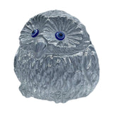 Maxbell Owl Statue Art Gift Feng Shui Sculpture for Office Table Centerpiece Cabinet Gray