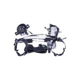 Twin light-emitting diode fog light assembly, clear lens,, enhancement kit for cars 3000K Style A