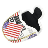 Maxbell PU Golf Mallet Head Cover Center Putter Sleeve the Old Glory Semicircle L 1 - Aladdin Shoppers