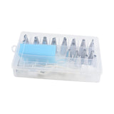 Maxbell 24x Russian Piping Tips Set Icing Piping Nozzles for Cupcake Weddings Baking style C