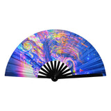 Maxbell Foldable Hand Fan Novelty Kung Fu Fan for Wedding Stage Performance Birthday Space