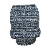 Maxbell Soft Stroller Cover Baby Carrier Breastfeeding Canopy Scarf Blue White Strip