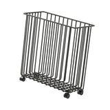 Maxbell Yoga Mat Storage Cart Accessories Supplies Rack for Garage Dormitory Workout Black and L
