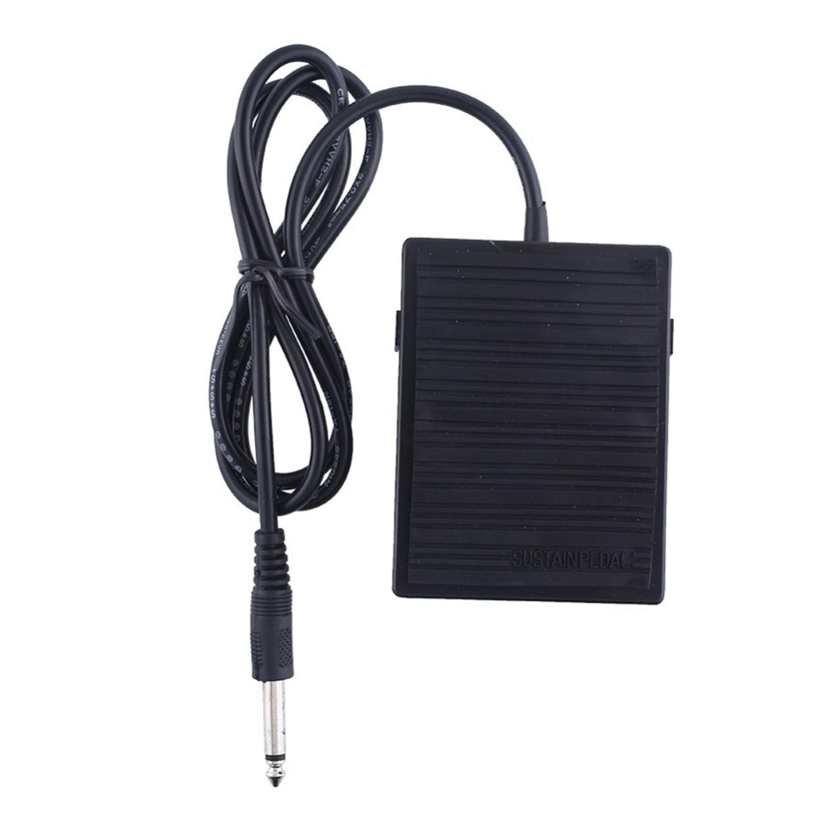 Piano Sustain Pedal with 1.45M Cable Damper Foot Pedal for Exercise Training