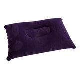 Maxbell Inflatable Pillow PVC Cushion Compressible Pillow for Hammock Rest Beach Purple