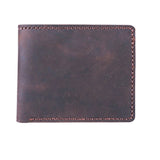 Maxbell DIY Leather Purse Kit Leather Blanks Set for Making Bifold Wallet Coffee
