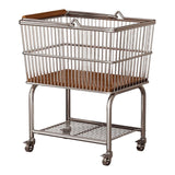 Maxbell Laundry Basket with Wheels Storage Laundry Cart for Living Room Home Bedroom