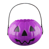 Maxbell Halloween Trick or Treat Bucket Lightweight for Children Boys Girls Festival Purple