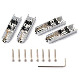 Maxbell 4Pcs Brass Electric Guitar Bridge Saddle with Mounting Screw Wrench - Aladdin Shoppers