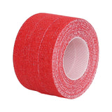 Maxbell 3 Pieces Guitar Finger Wraps Tape Accessories Sturdy Breathable Professional red color