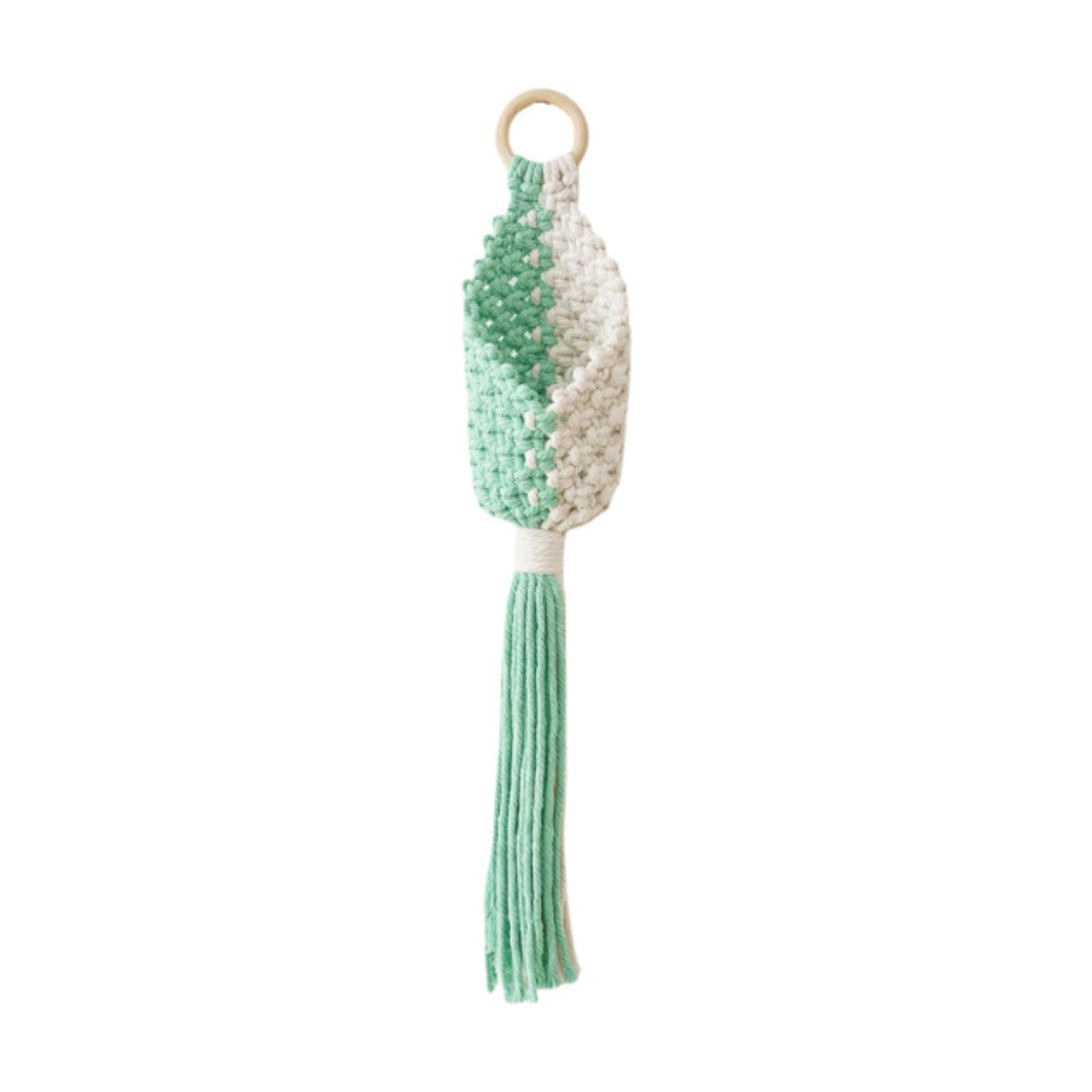 Maxbell Rustic Hanging Fruit Baskets Plant Net for Kitchen Storage Plant Living Room Green and white