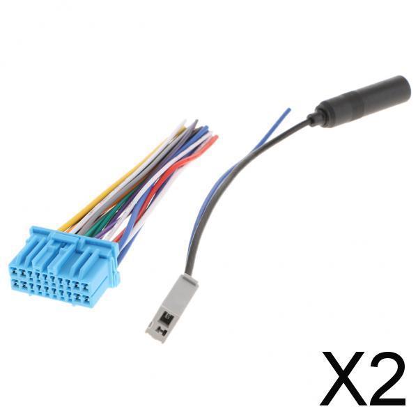 Maxbell 2xCar Stereo Radio ISO Wire Harness Adapter Connector for Honda Acura SUZUKI