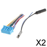 Maxbell 2xCar Stereo Radio ISO Wire Harness Adapter Connector for Honda Acura SUZUKI