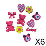 Maxbell 6xBeach Bag Charms Accessories Creative Festival Craft Reusable Handmade Decor Style C
